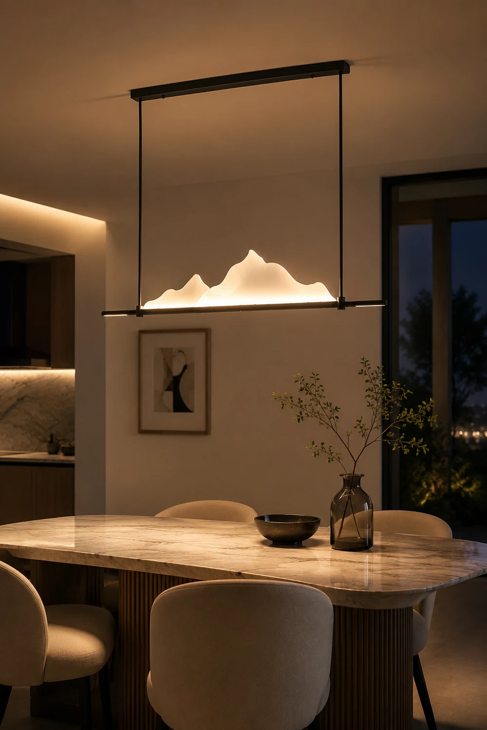 Leah Mountains Pendant Light - Lumpaz