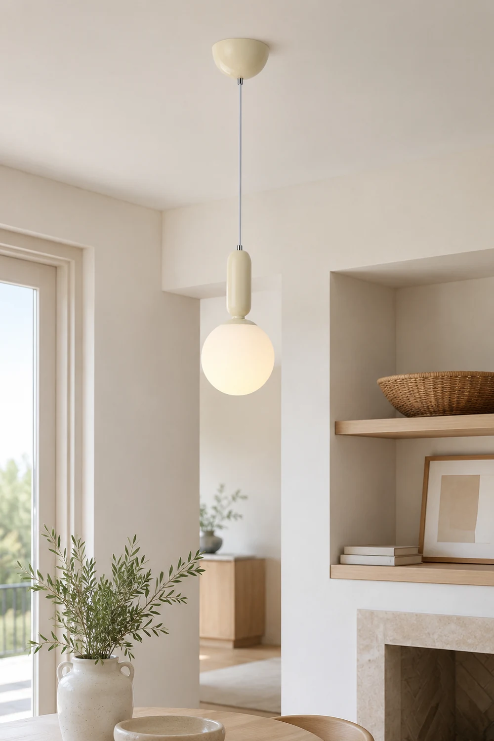 Glass Globe Ball Pendant Light - Lumpaz