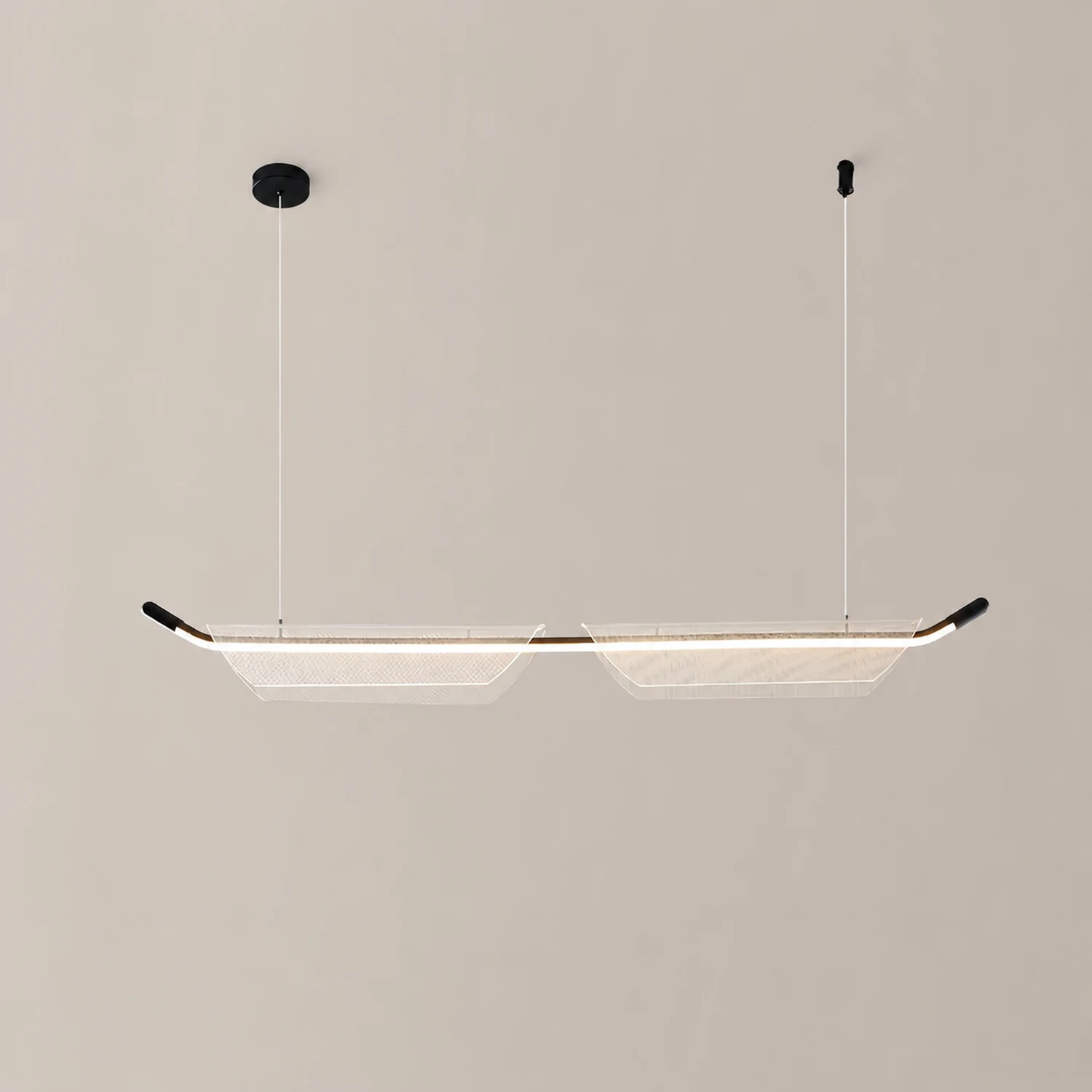 Two Boats Acrylic Pendant Light - Lumpaz