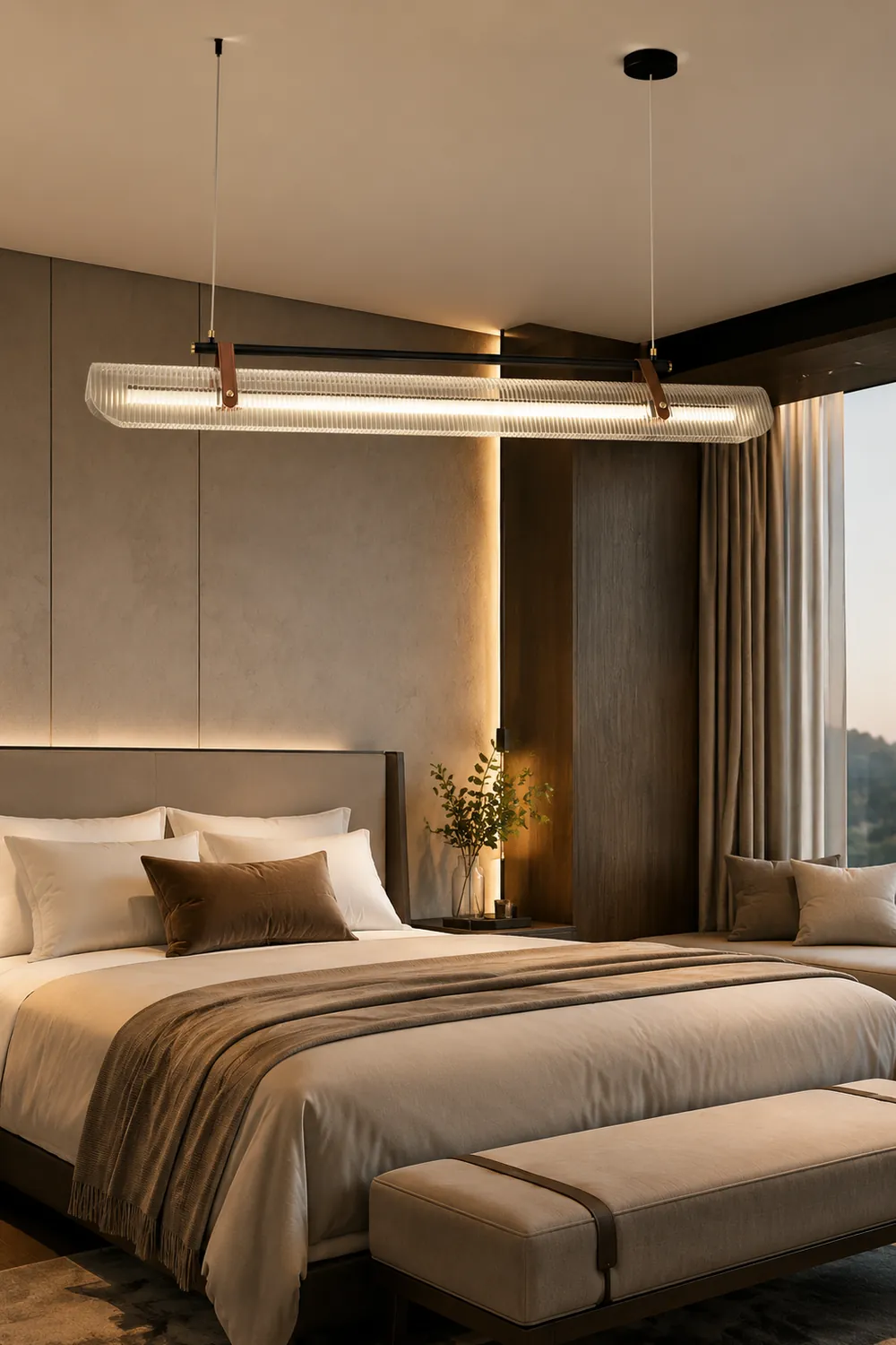 Acrylic Linear Chandelier - Lumpaz