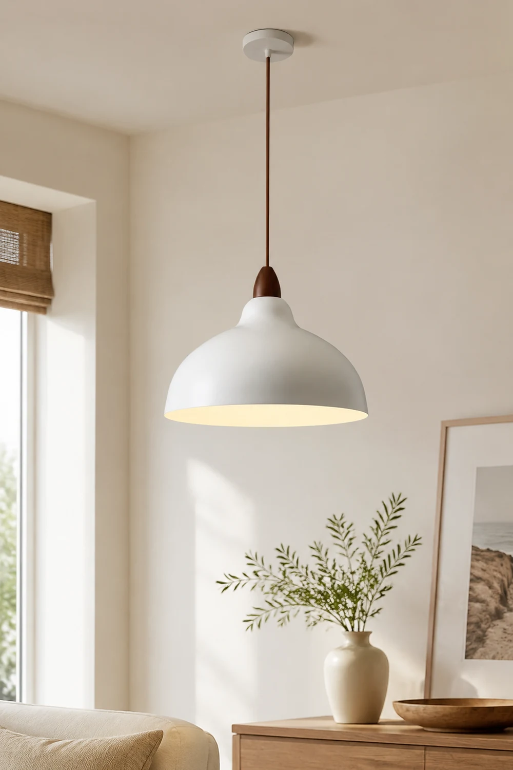 Natural Rustic Pendant Lamp - Lumpaz