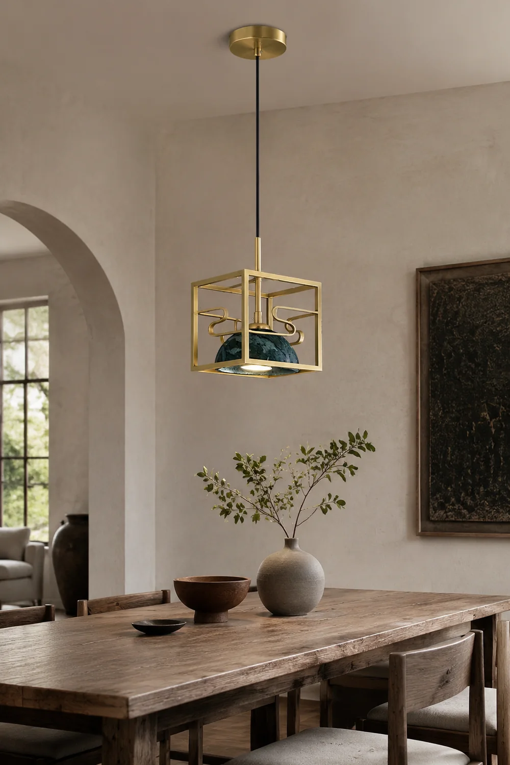 Lantern Square Pendant Lamp - Lumpaz