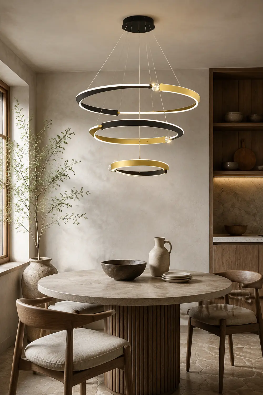 Beliani LED Pendant Light - Lumpaz