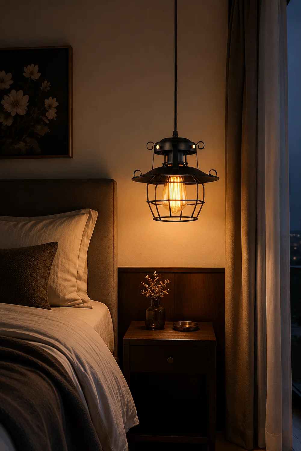 Retro Birdcage Pendant Light - Lumpaz