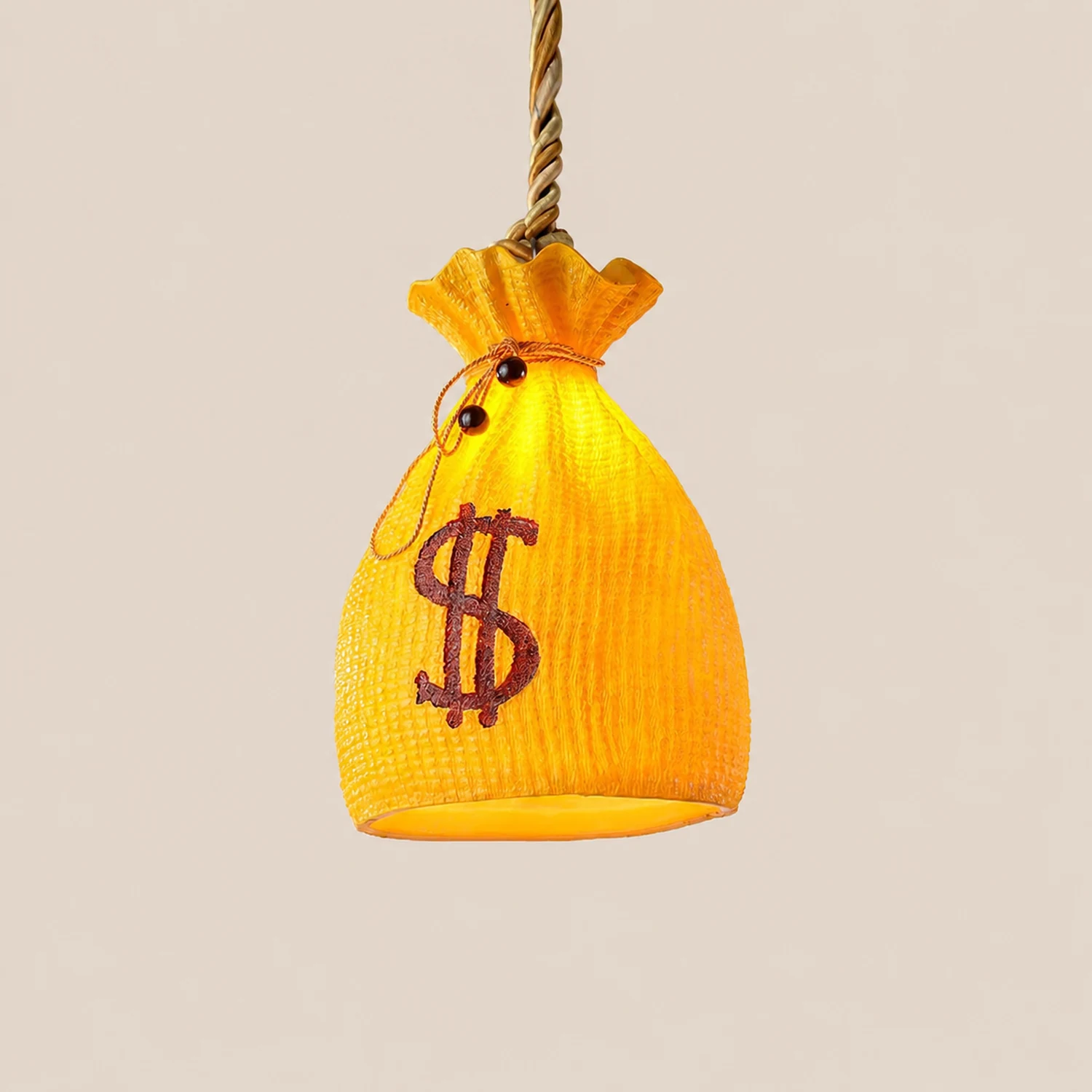 Prosperity Pouch Resin Pendant Lamp - Lumpaz