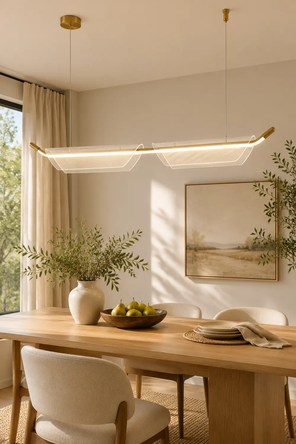 Two Boats Acrylic Pendant Light - Lumpaz