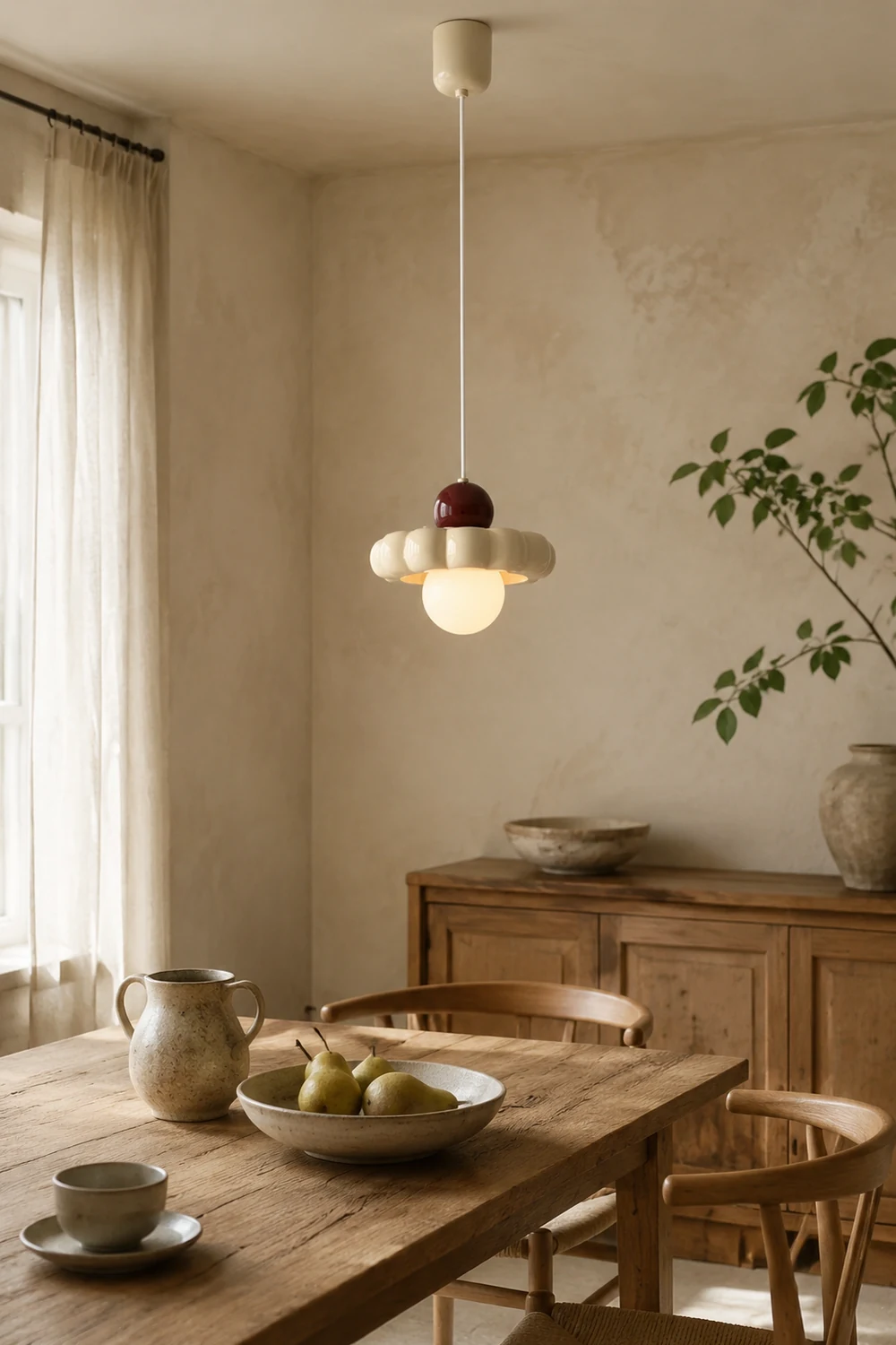Cream Cloud Pendant Lamp - Lumpaz