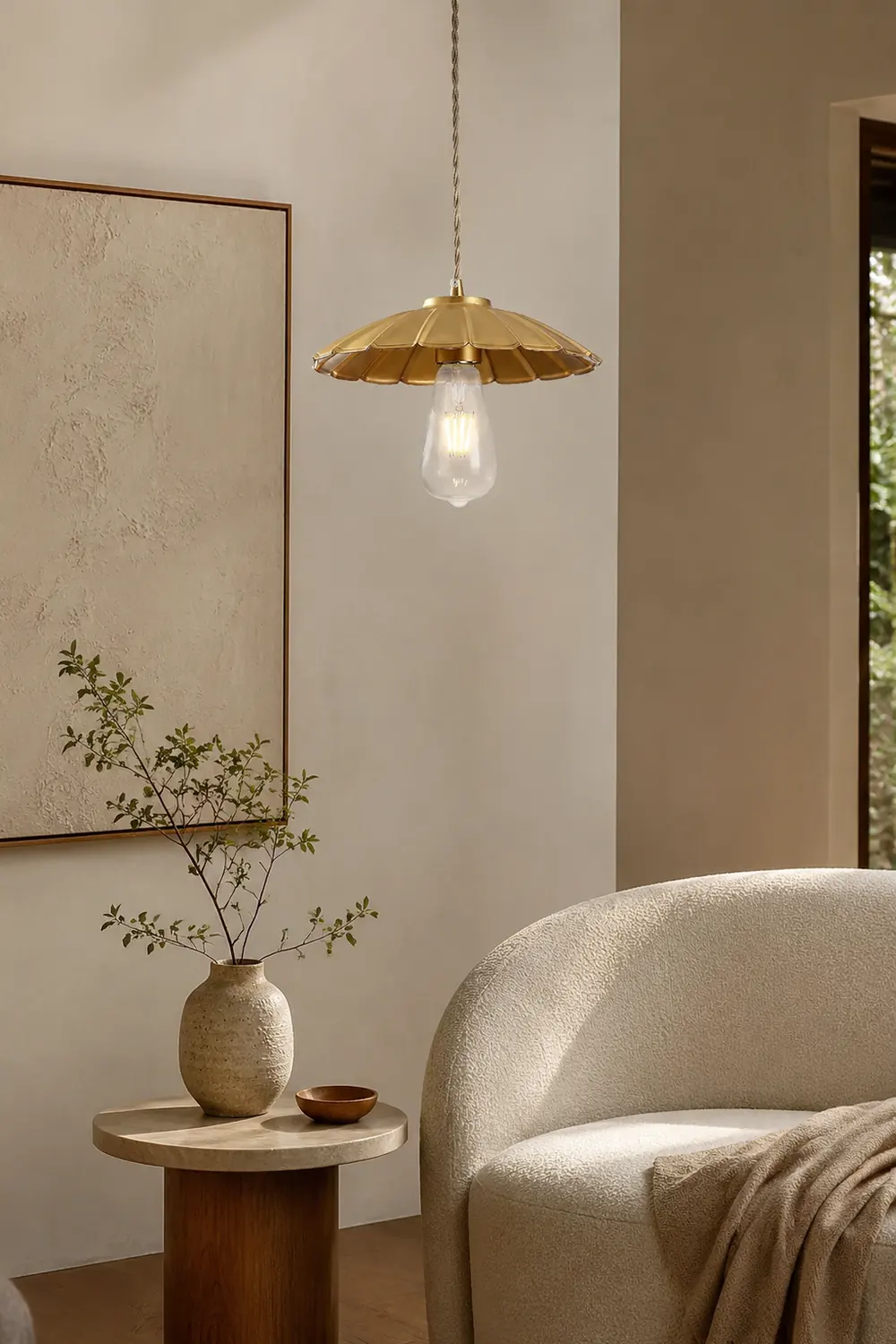 Sleek Flat Pendant Lamp - Lumpaz