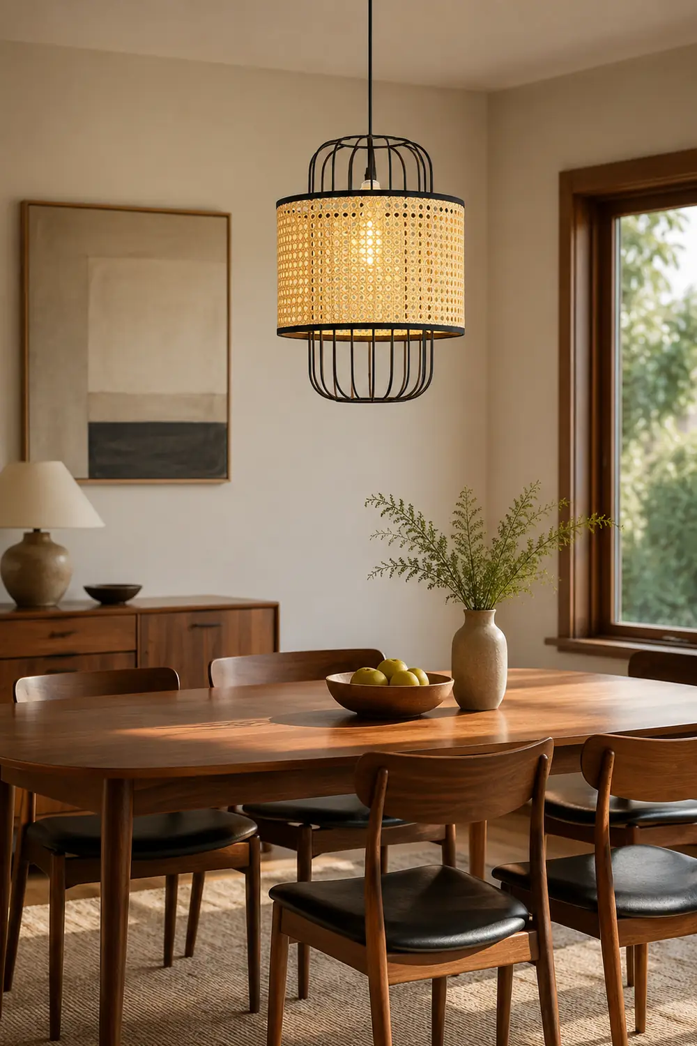 Rattan Aru Pendant Lamp - Lumpaz