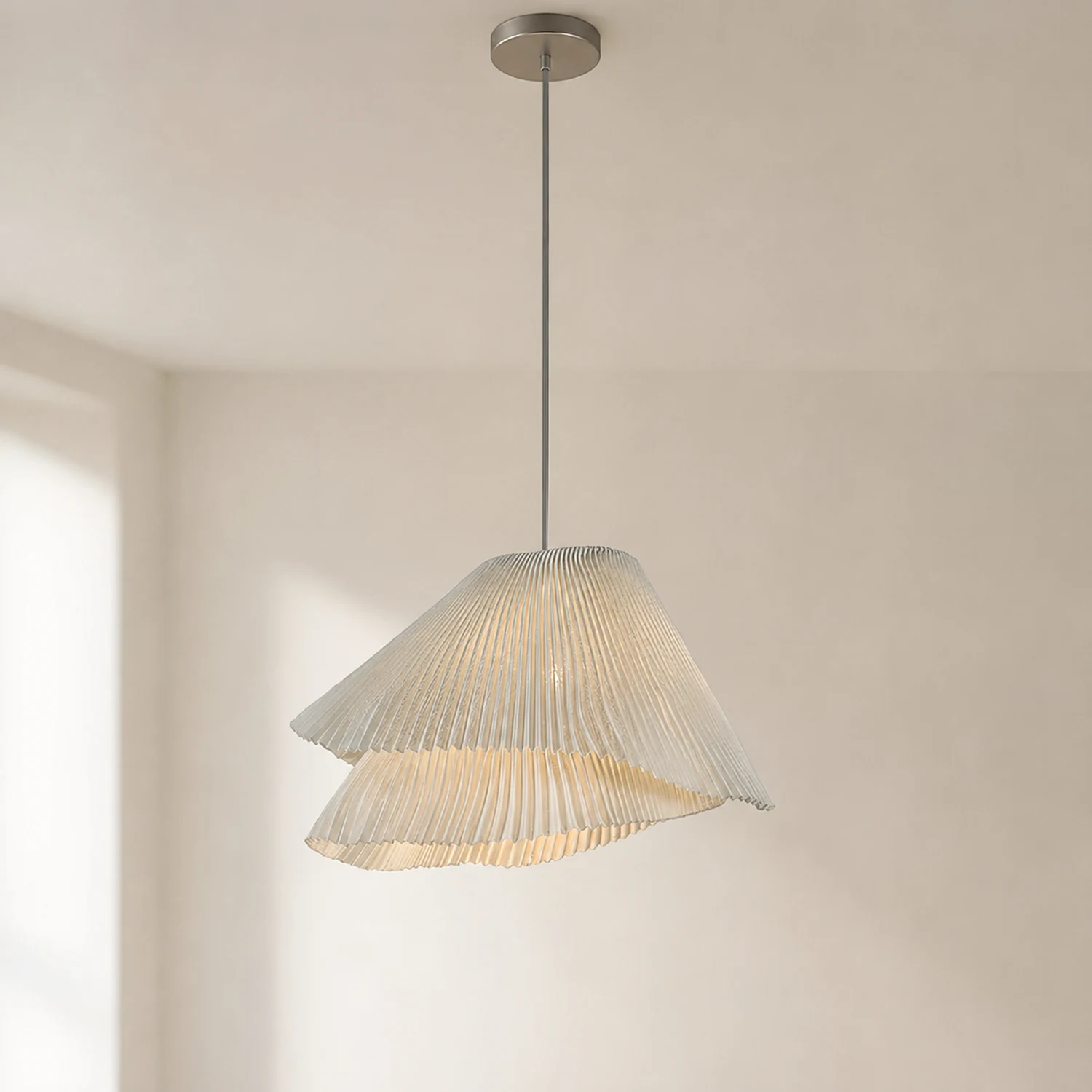 Harmonious Stainless Steel Mesh Pendant Lamp - Lumpaz