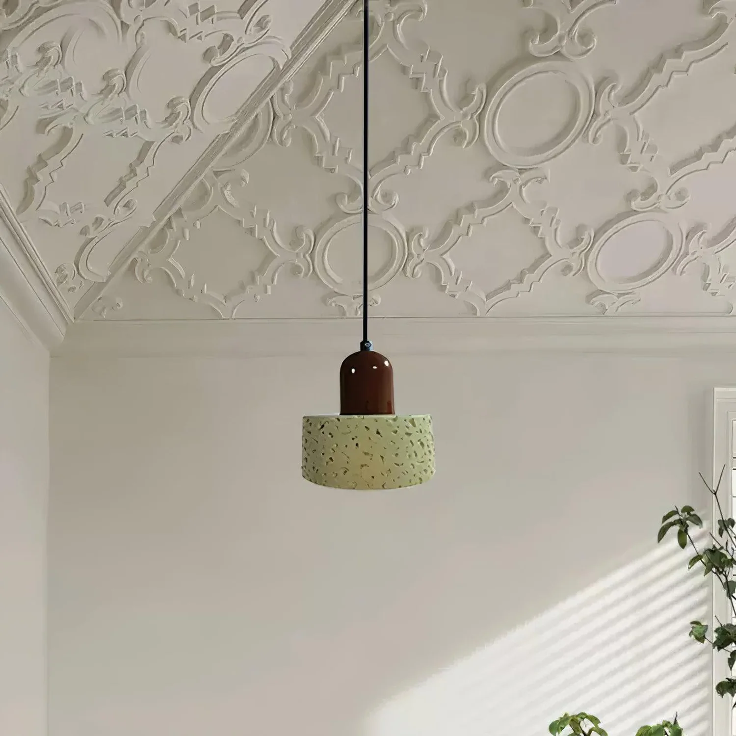 Revi Cement Pendant Light - Lumpaz