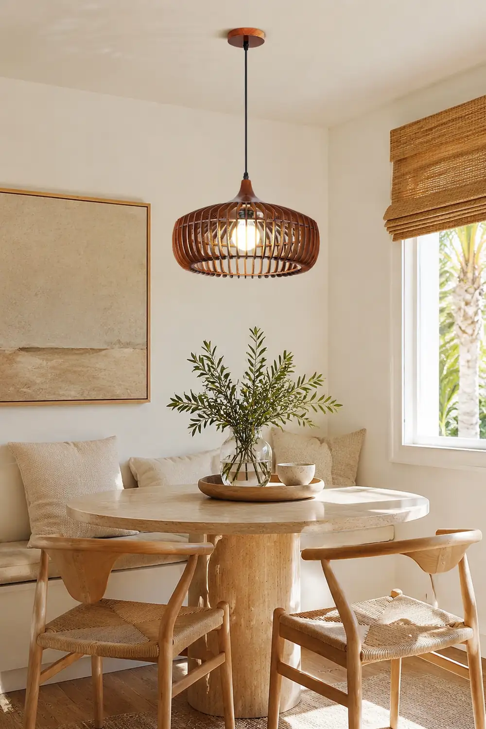 Lattice Nest Wooden Pendant Lamp - Lumpaz