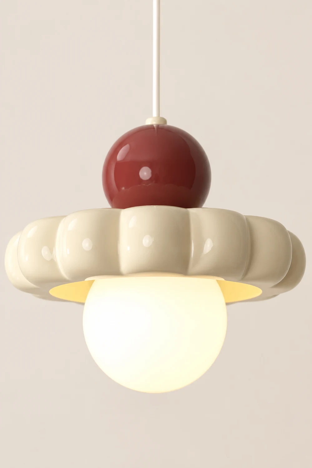 Cream Cloud Pendant Lamp - Lumpaz