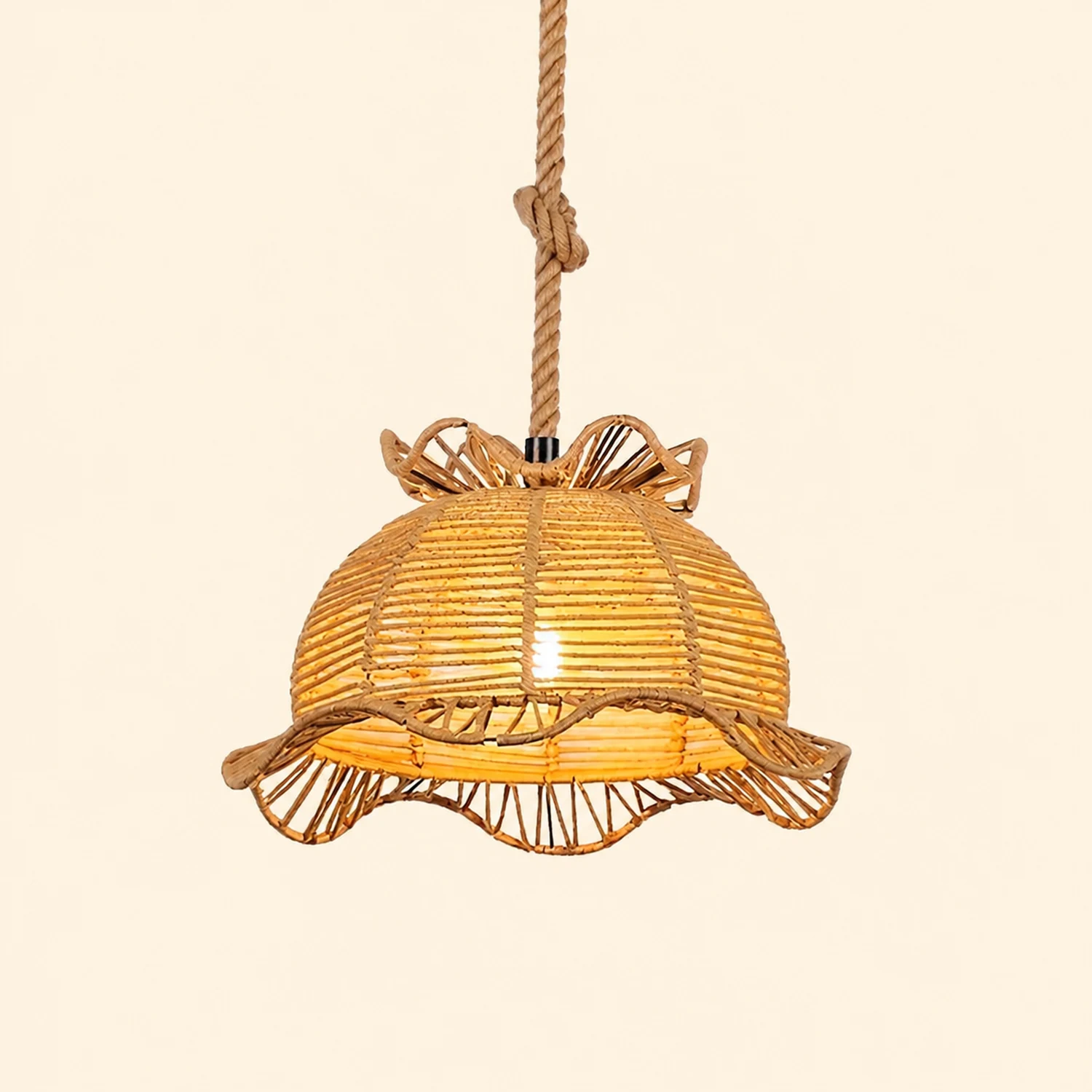 Retro Hemp Rope Interesting Pendant Light - Lumpaz