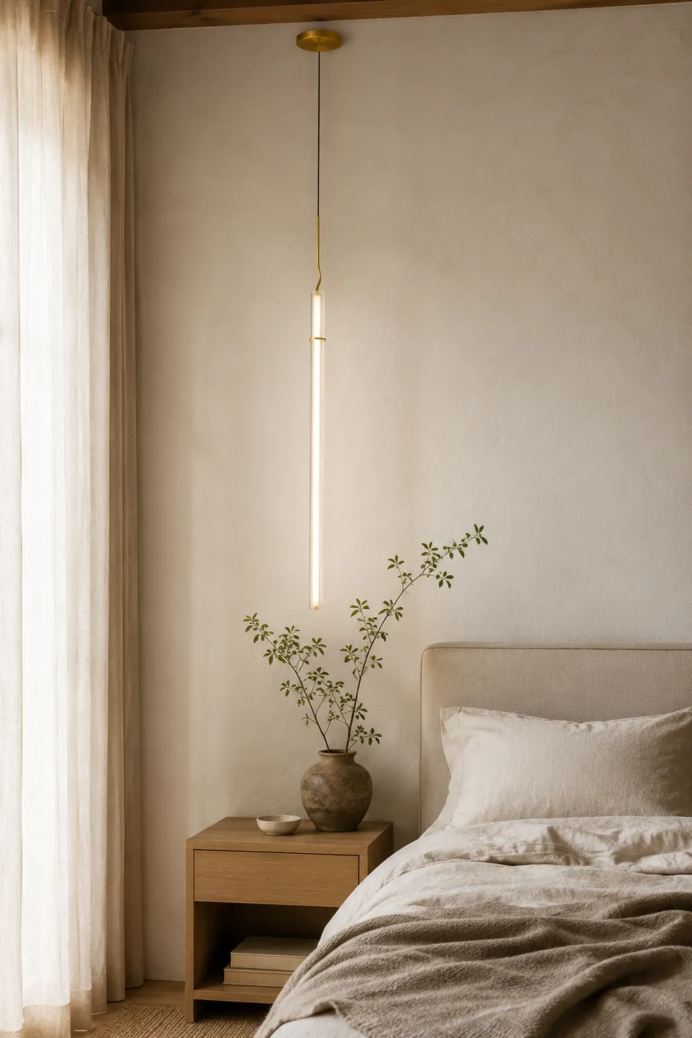 Halo Jewel Straight Pendant Light - Lumpaz