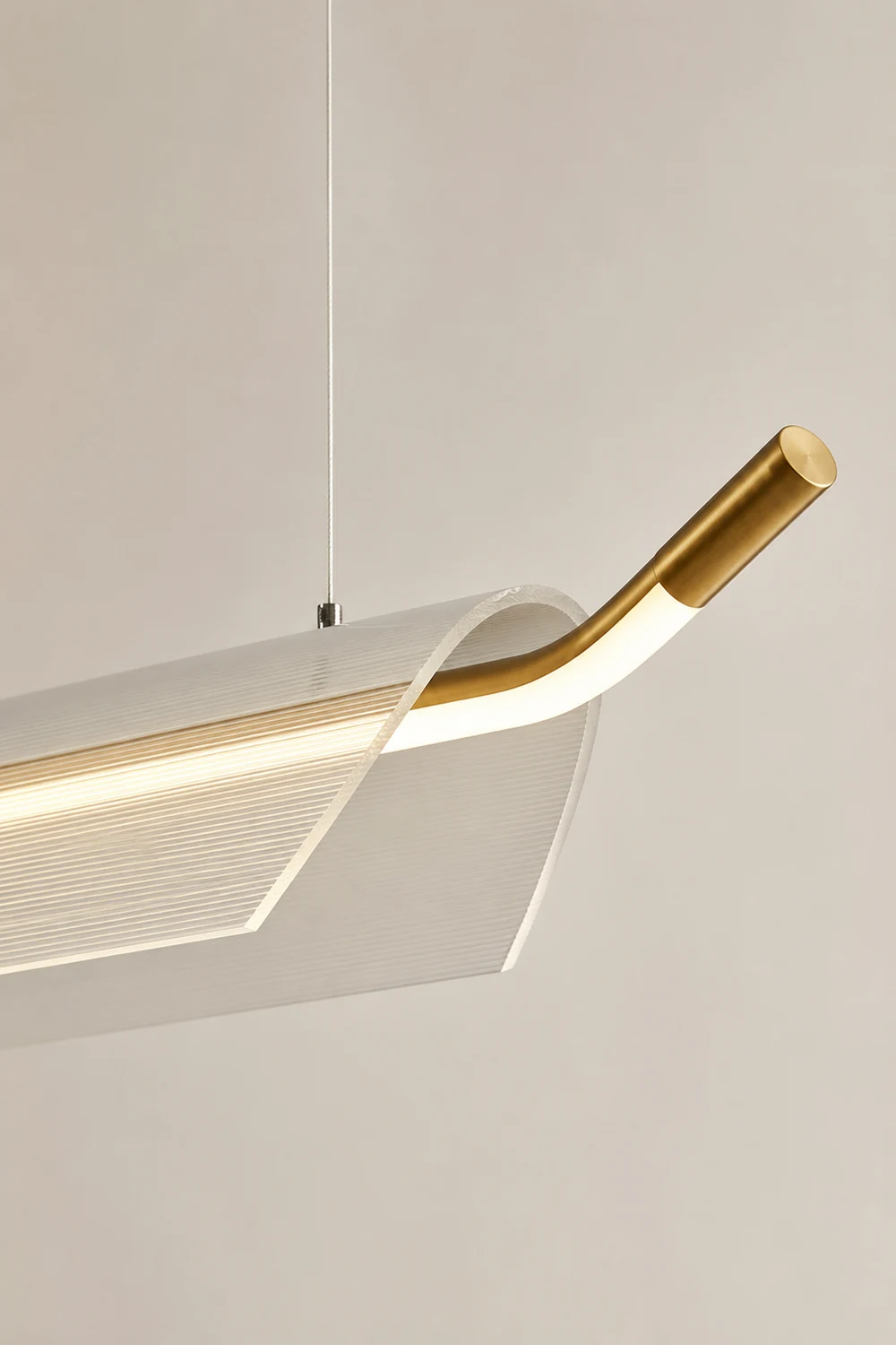 One Word Acrylic Pendant Light - Lumpaz