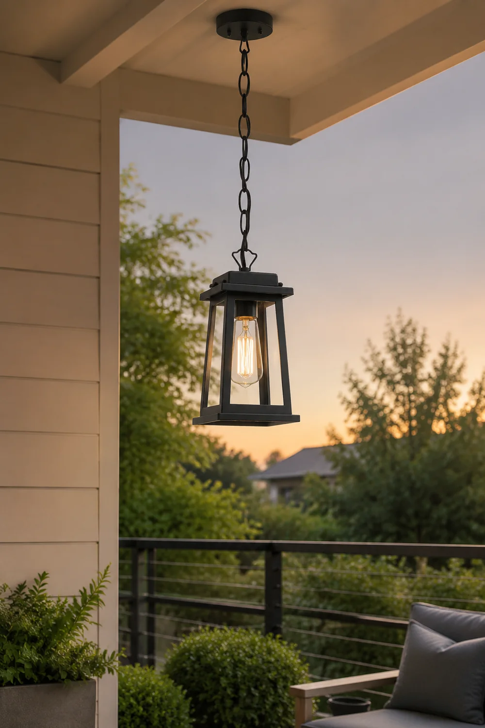 Outdoor Lantern Pendant Lamp - Lumpaz
