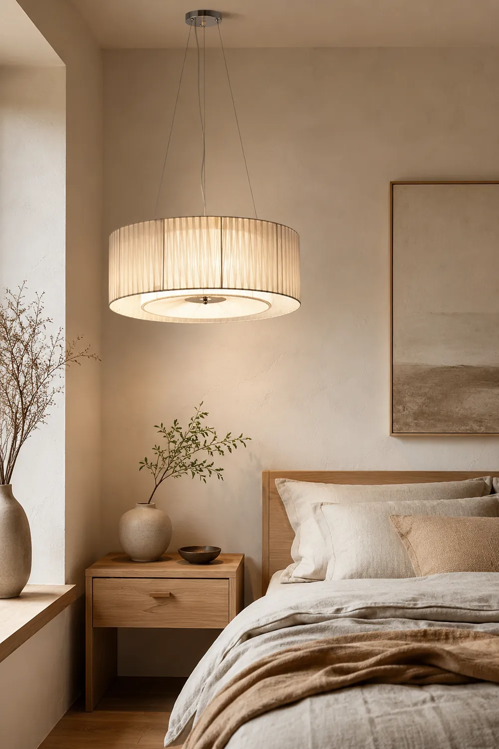 Ruffle Pleated Pendant Lamp - Lumpaz