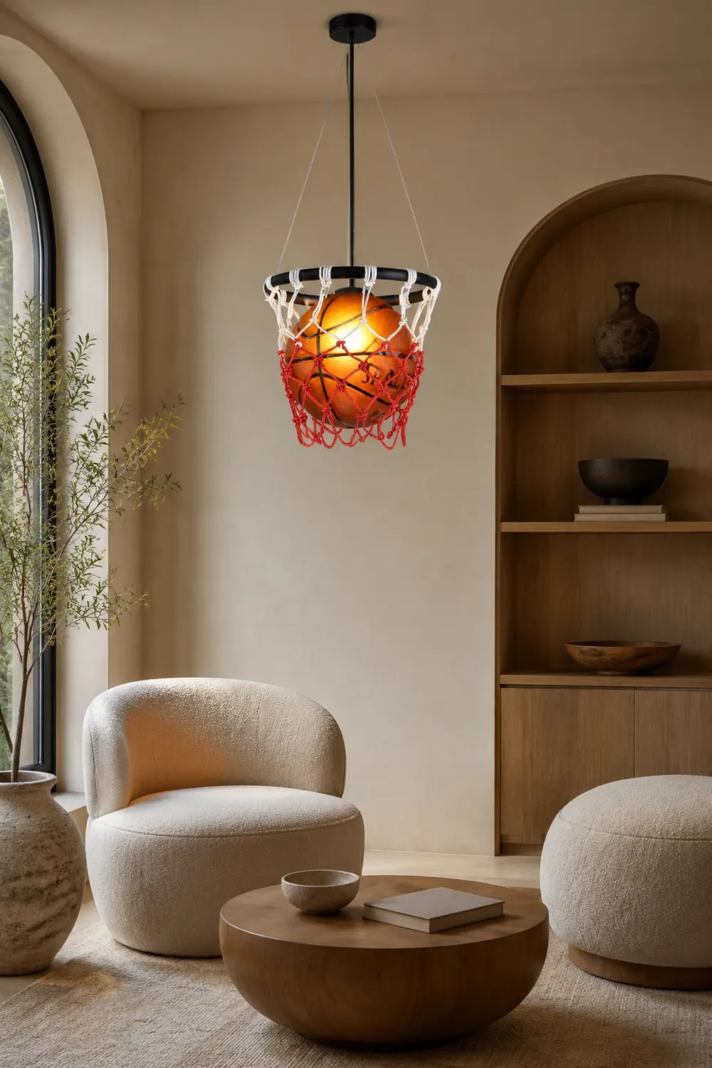 Basketball Pendant Lamp - Lumpaz