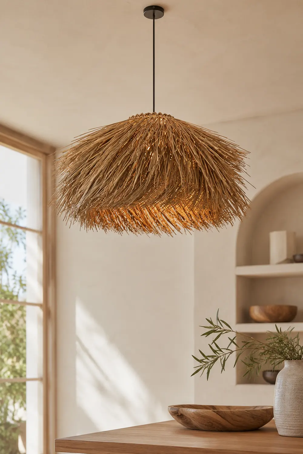 Hues Wicker Pendant Lamp - Lumpaz