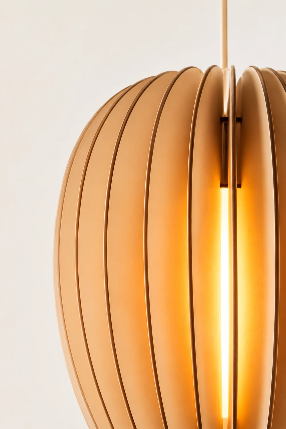 Wooden Orb Pendant Lamp - Lumpaz