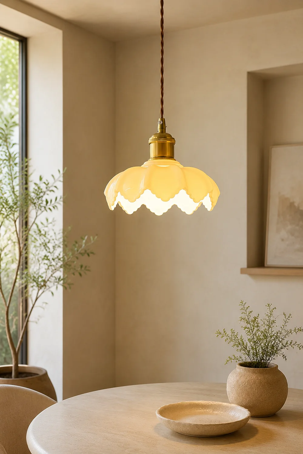 French Petal Pendant Light - Lumpaz