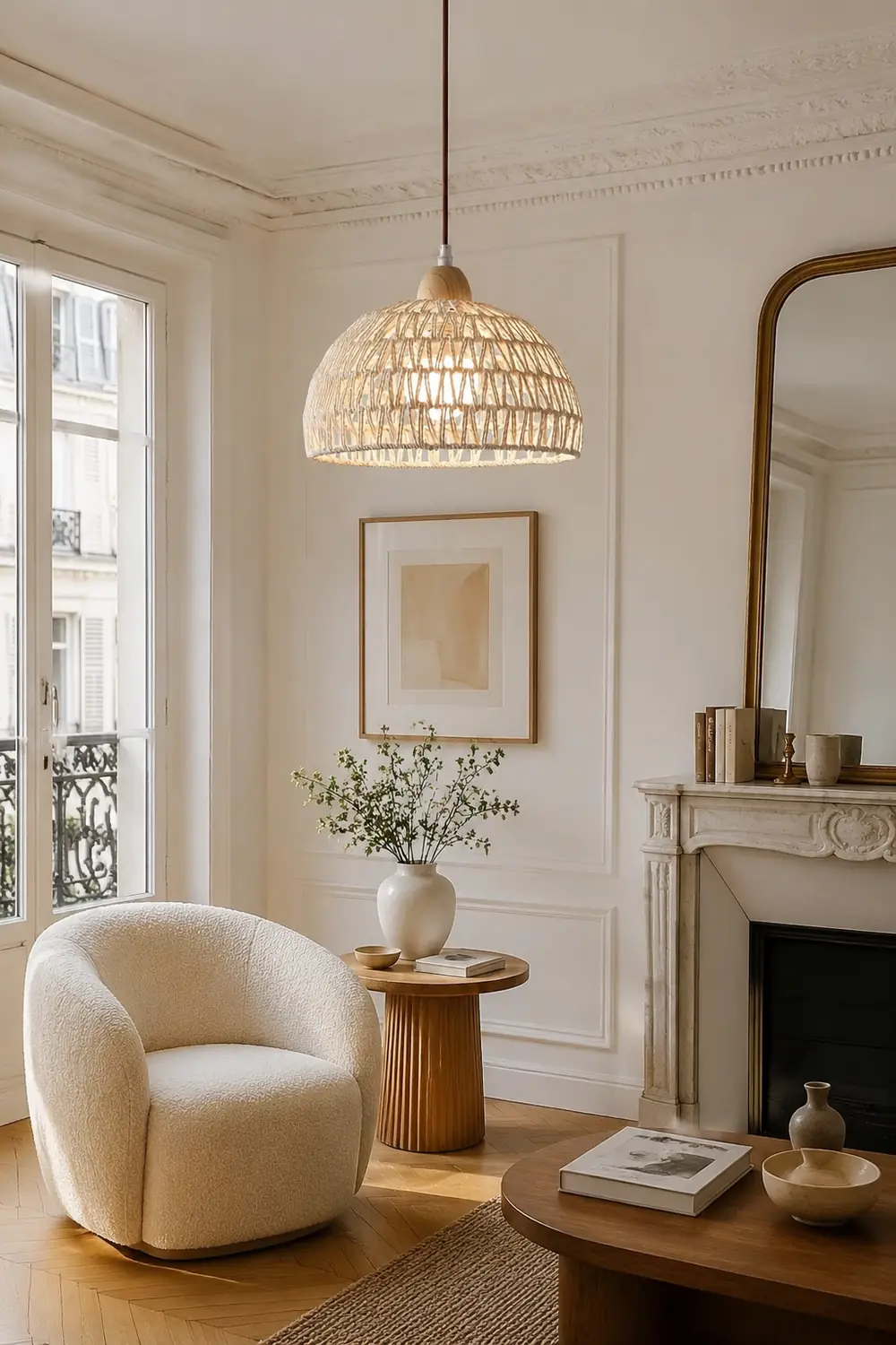 Rattan Arch Pendant Lamp - Lumpaz