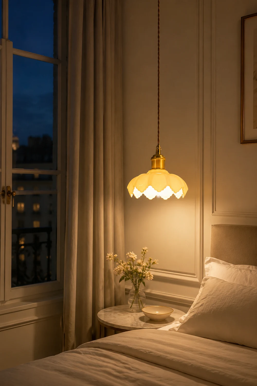 French Petal Pendant Light - Lumpaz