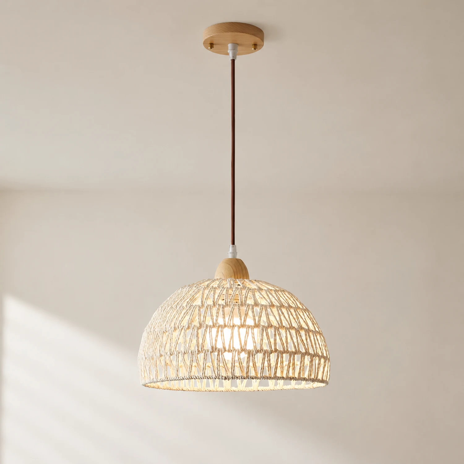Rattan Arch Pendant Lamp - Lumpaz