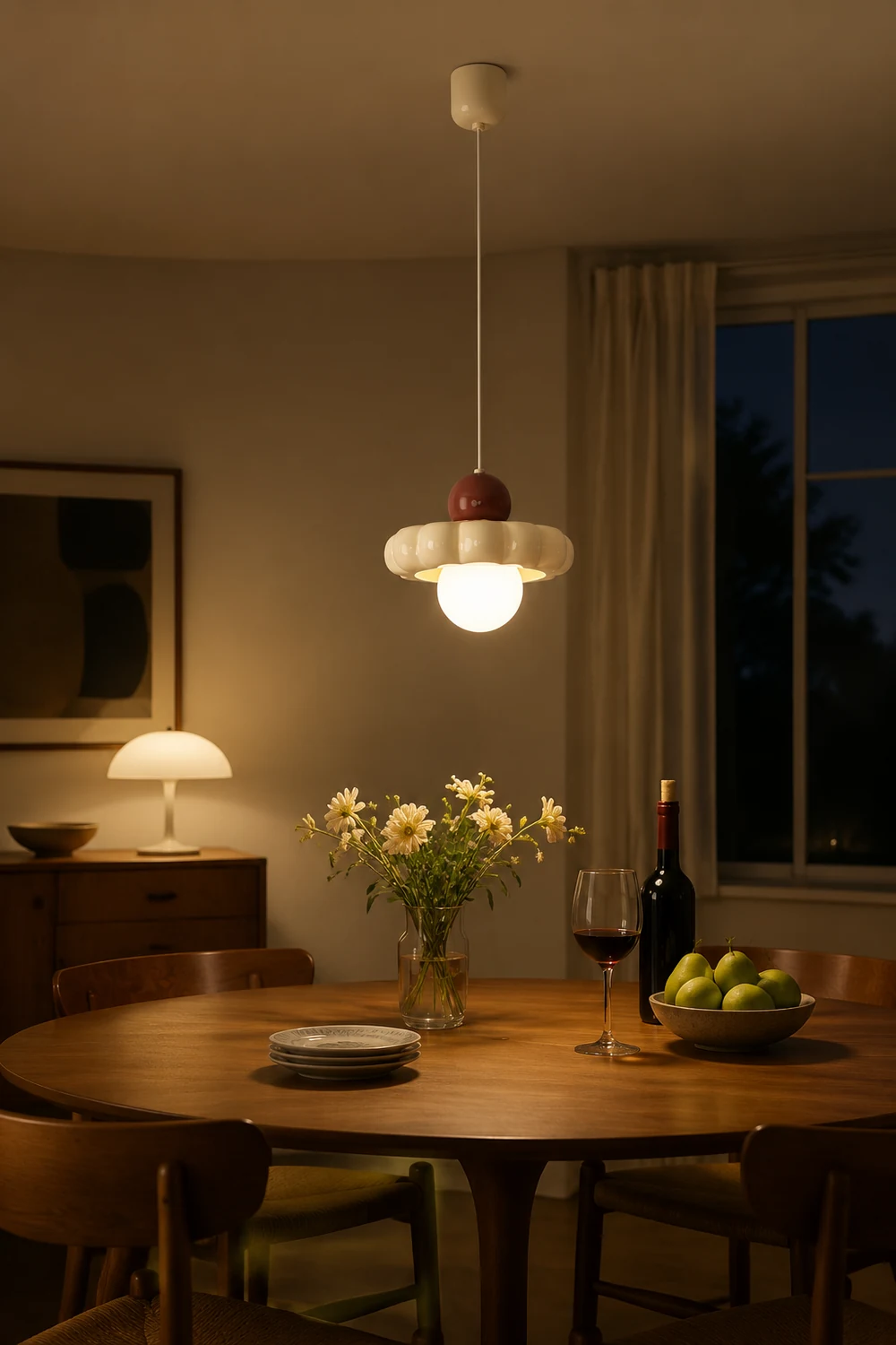 Cream Cloud Pendant Lamp - Lumpaz