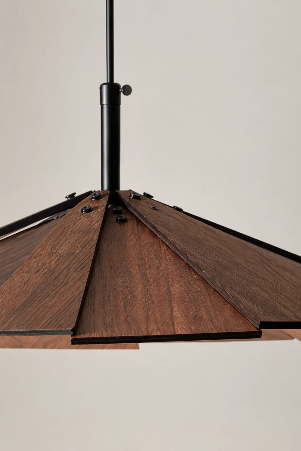 Umbrella Wooden Pendant Light - Lumpaz