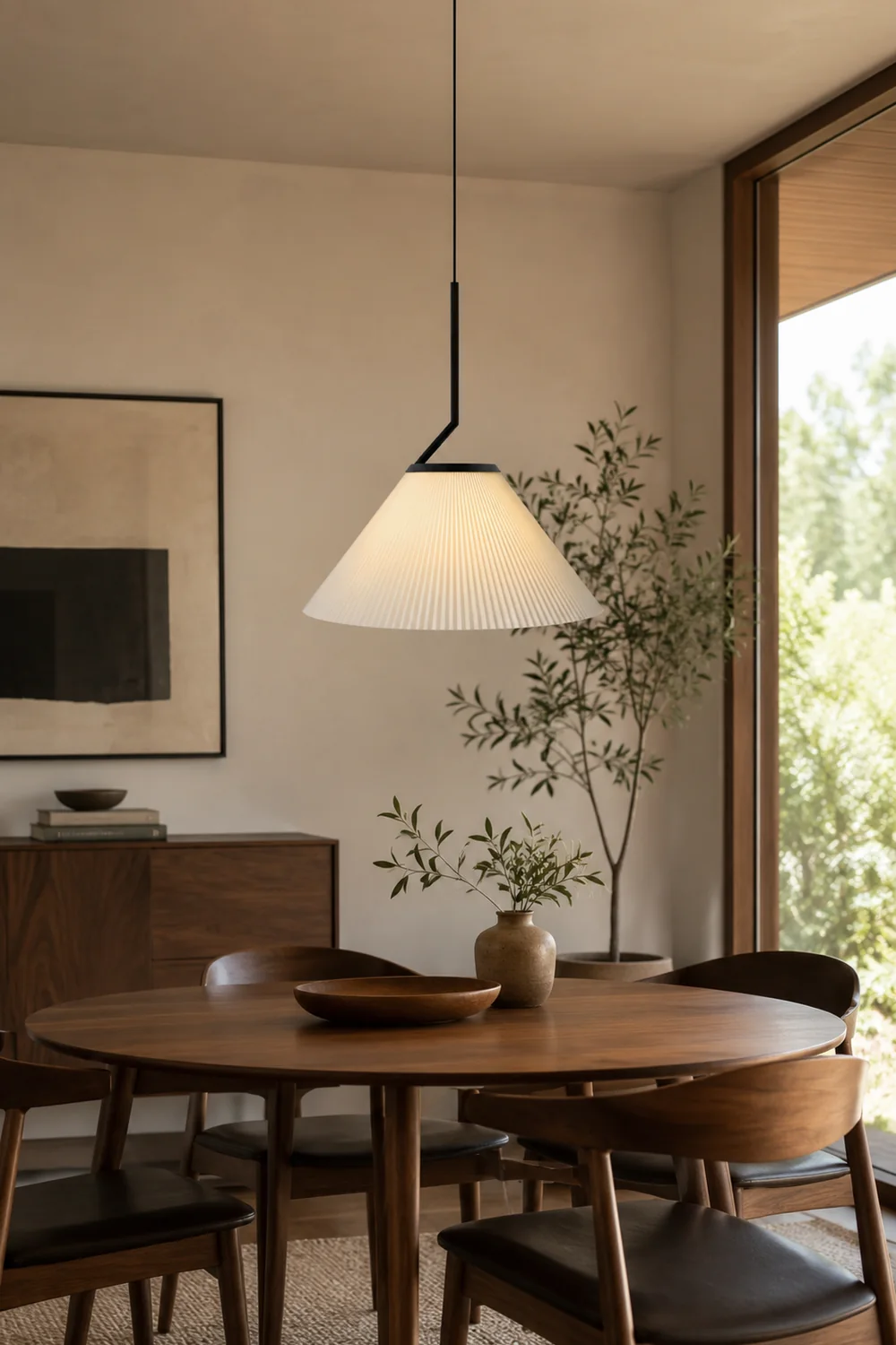 Pleated Skirt Pendant Light - Lumpaz