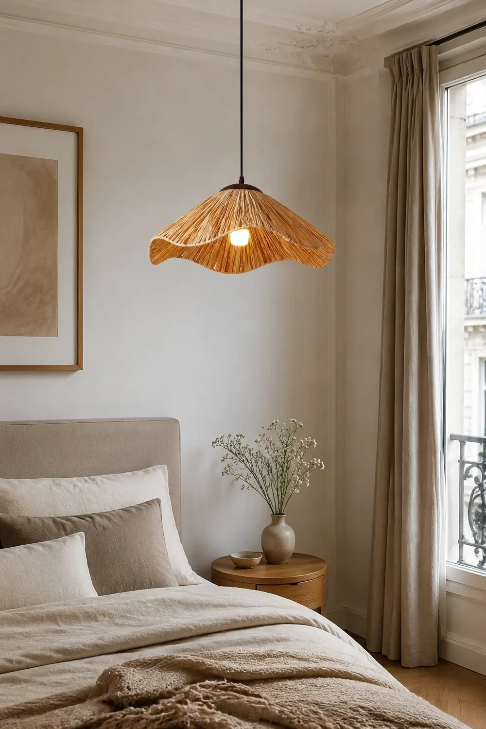 Straw Weaving Pendant Lamp - Lumpaz