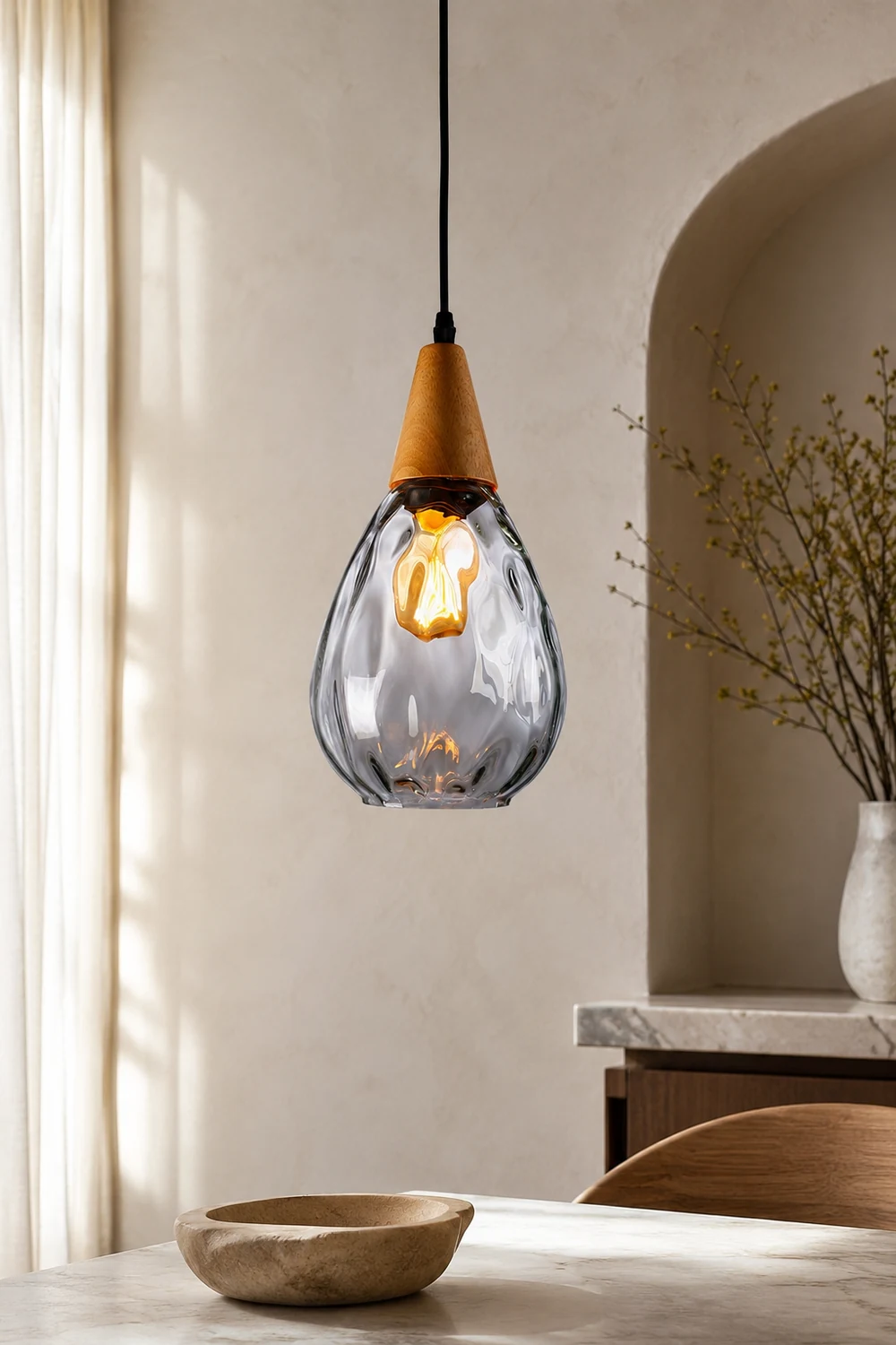 Besnier Glass Pendant Light - Lumpaz