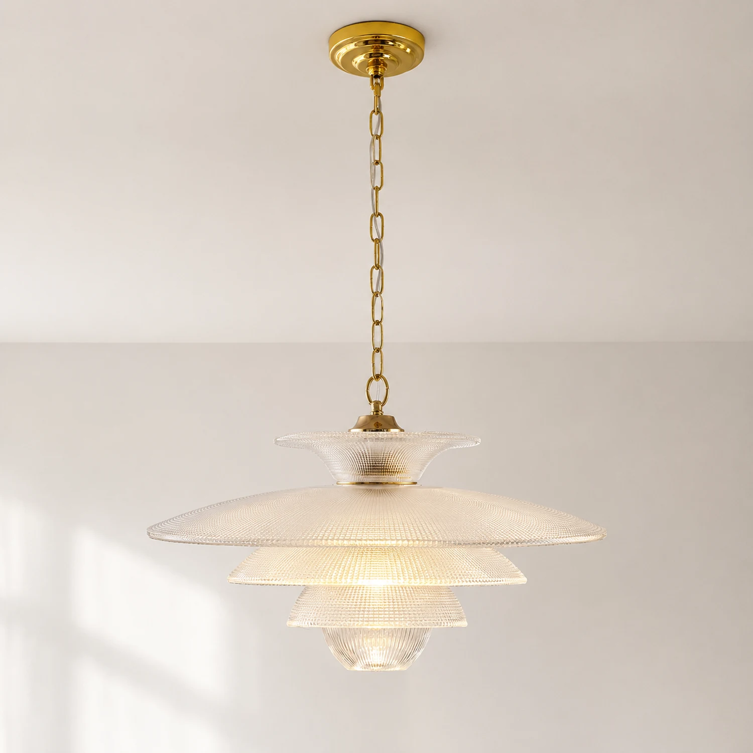 Grid Glass Pendant Light - Lumpaz
