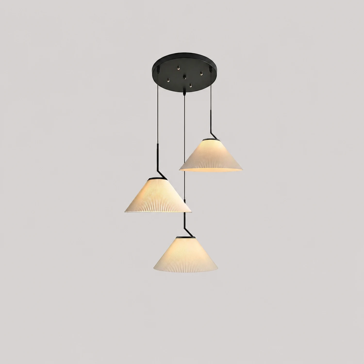 Pleated Skirt Pendant Light - Lumpaz
