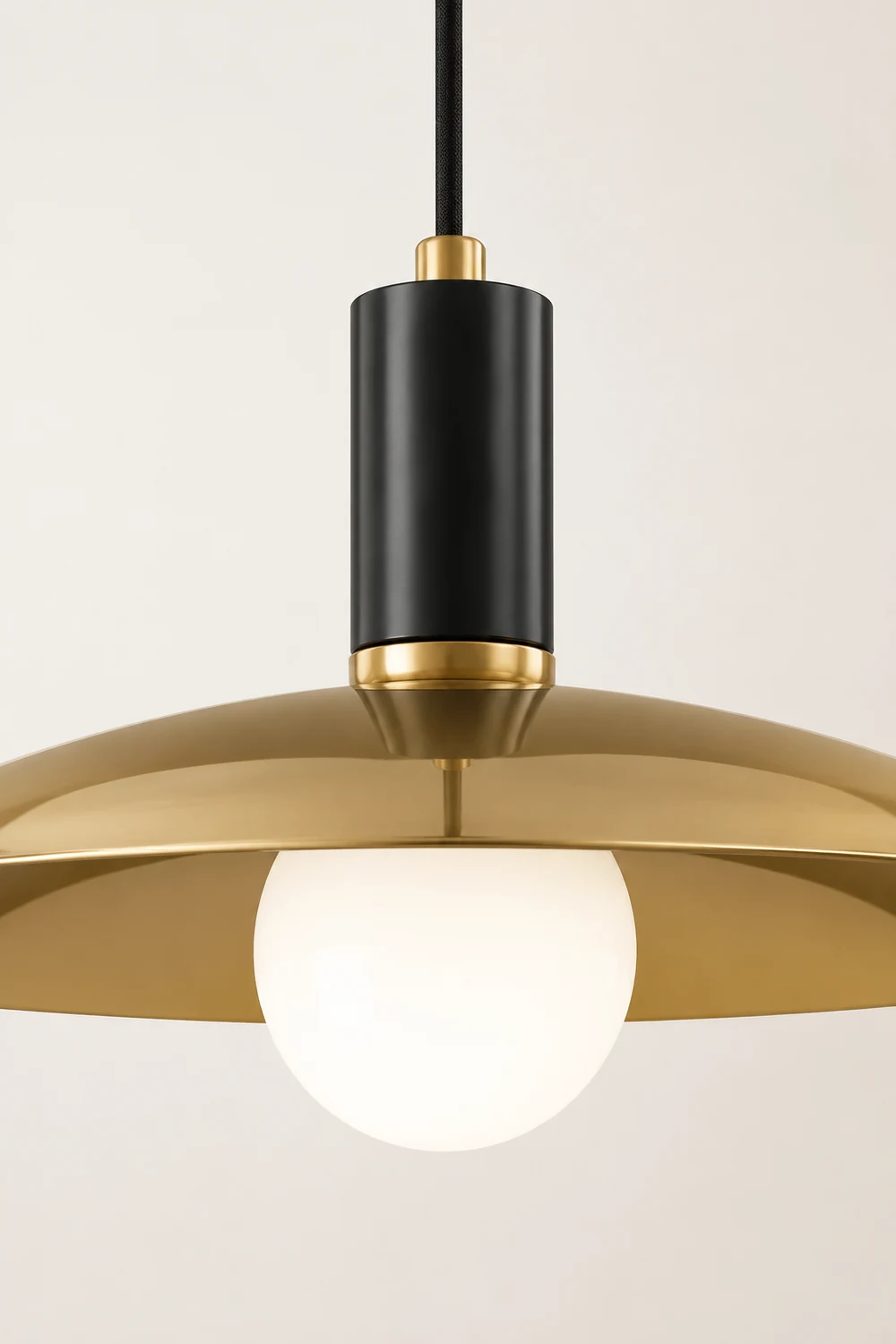 Brass Flared Pendant Lamp - Lumpaz