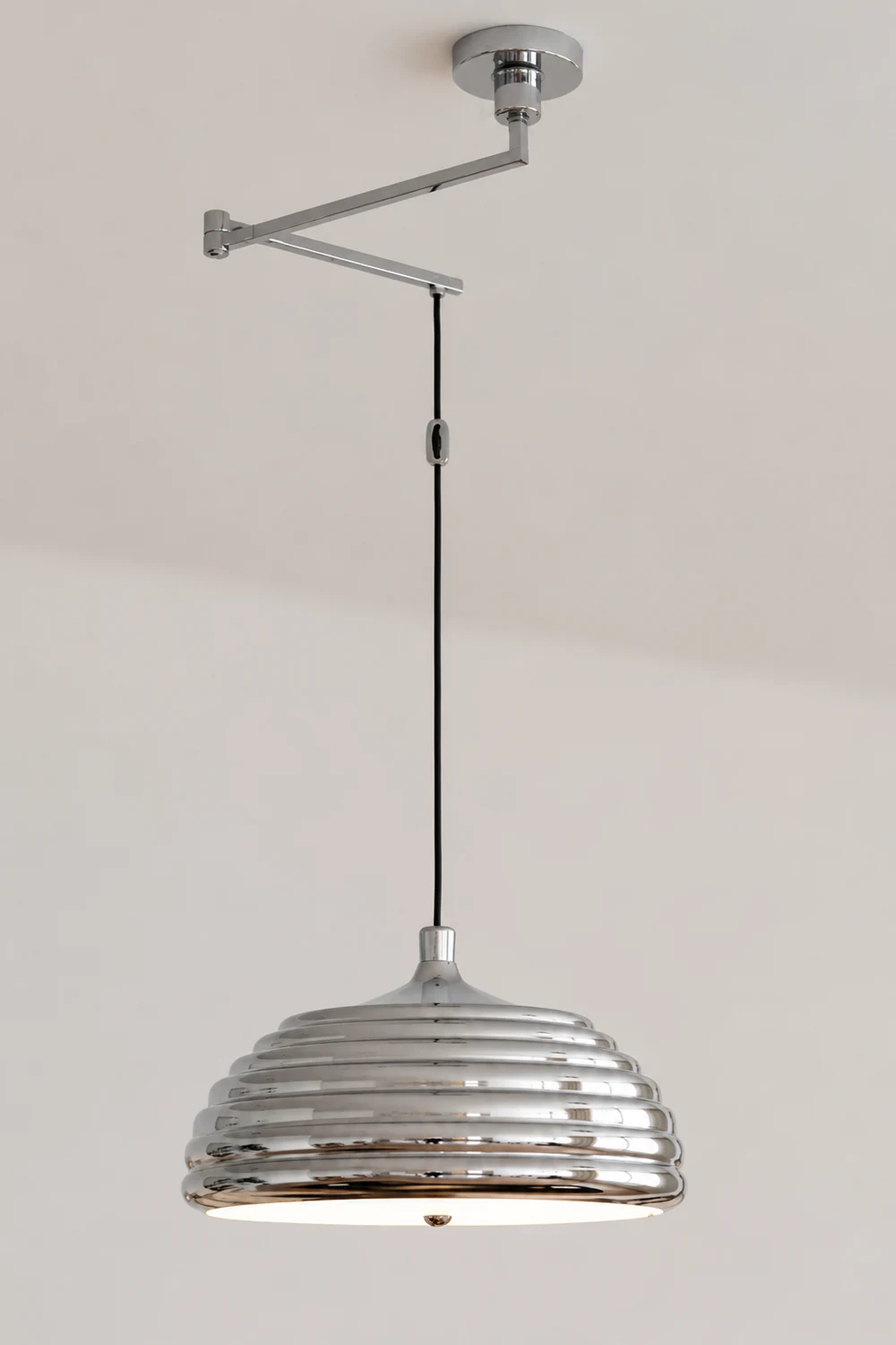 Saturno Chrome Pendant Lamp - Lumpaz