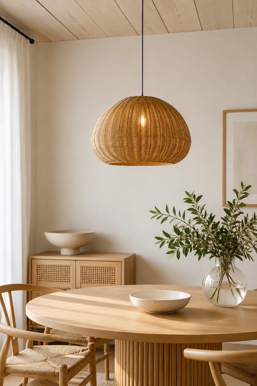 Bamboo Camden Pendant Light - Lumpaz