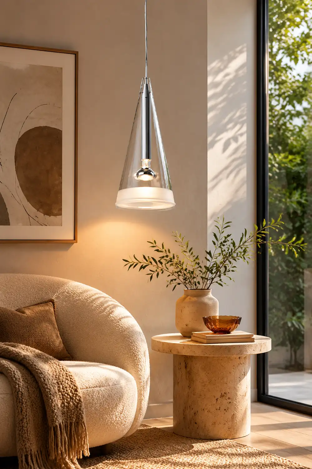 Tuileries Glass Pendant Light - Lumpaz