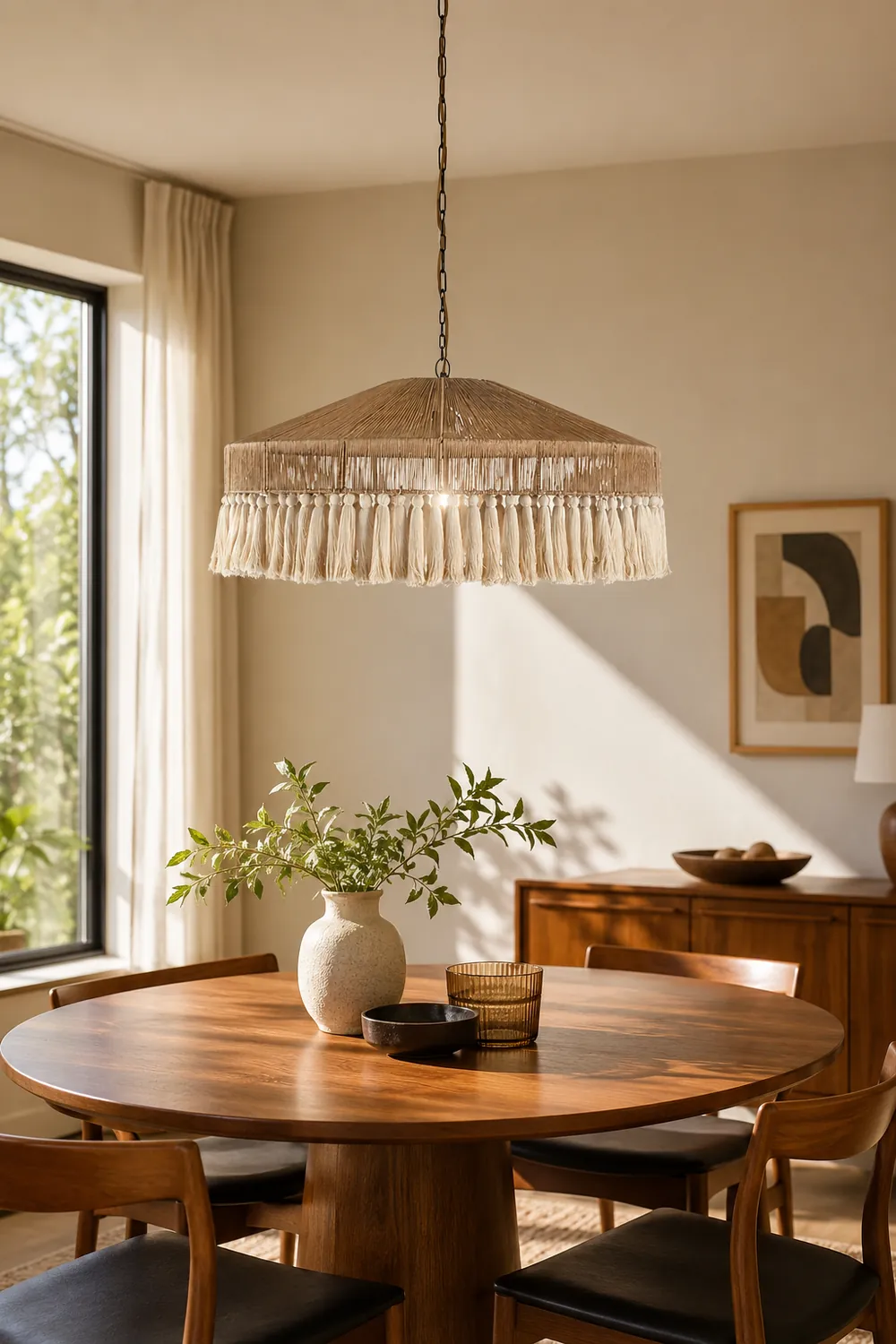 Bohemian Fringe Pendant Lamp - Lumpaz