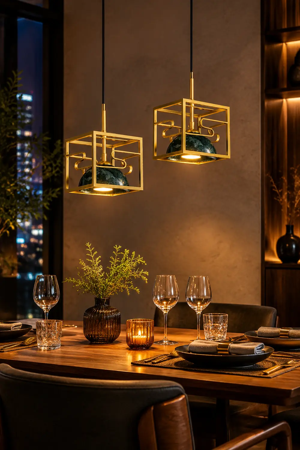 Lantern Square Pendant Lamp - Lumpaz