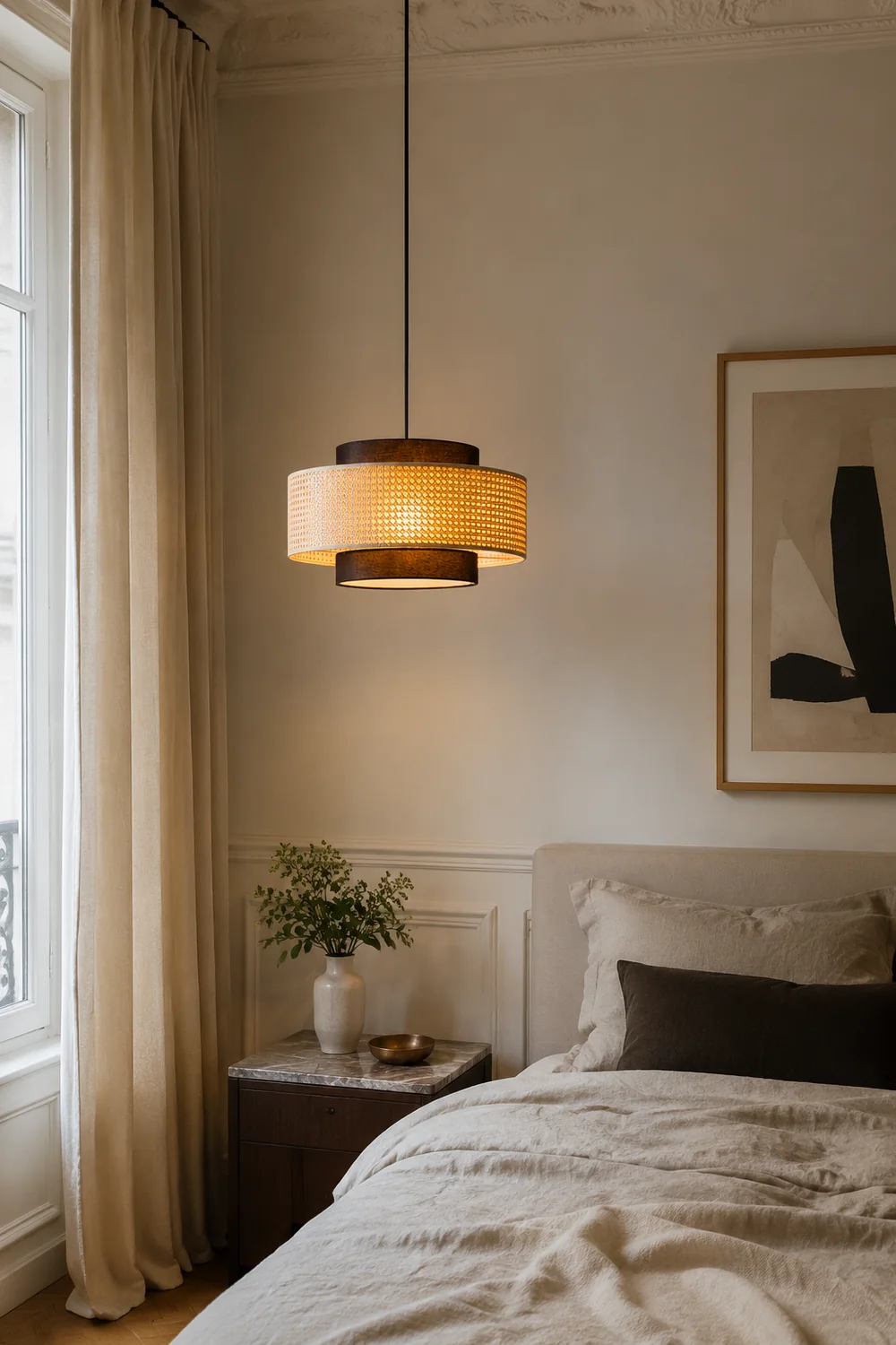 Drum Shade Pendant Light - Lumpaz