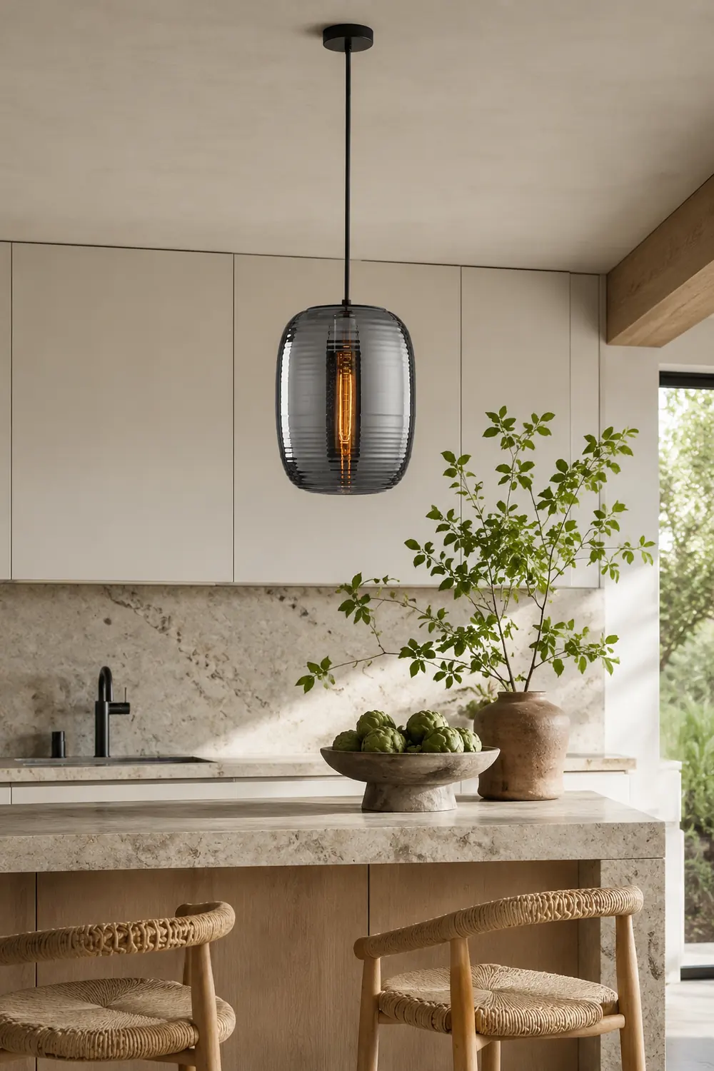 Joselina Glass Pendant Light - Lumpaz