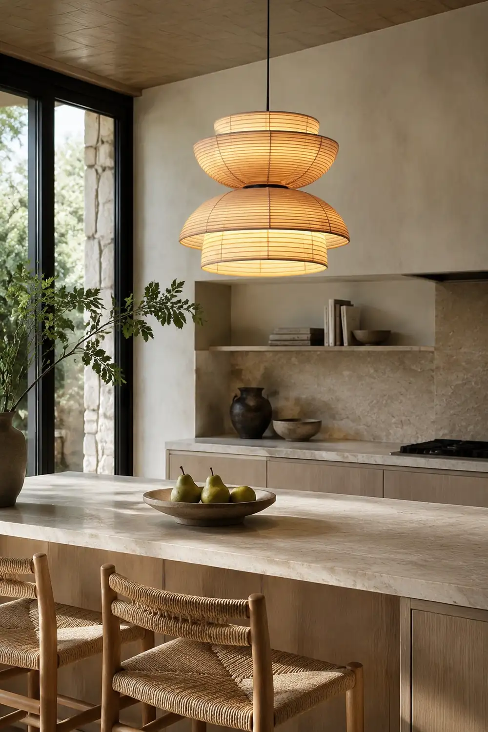 Fabric Art Hanging Lamp - Lumpaz