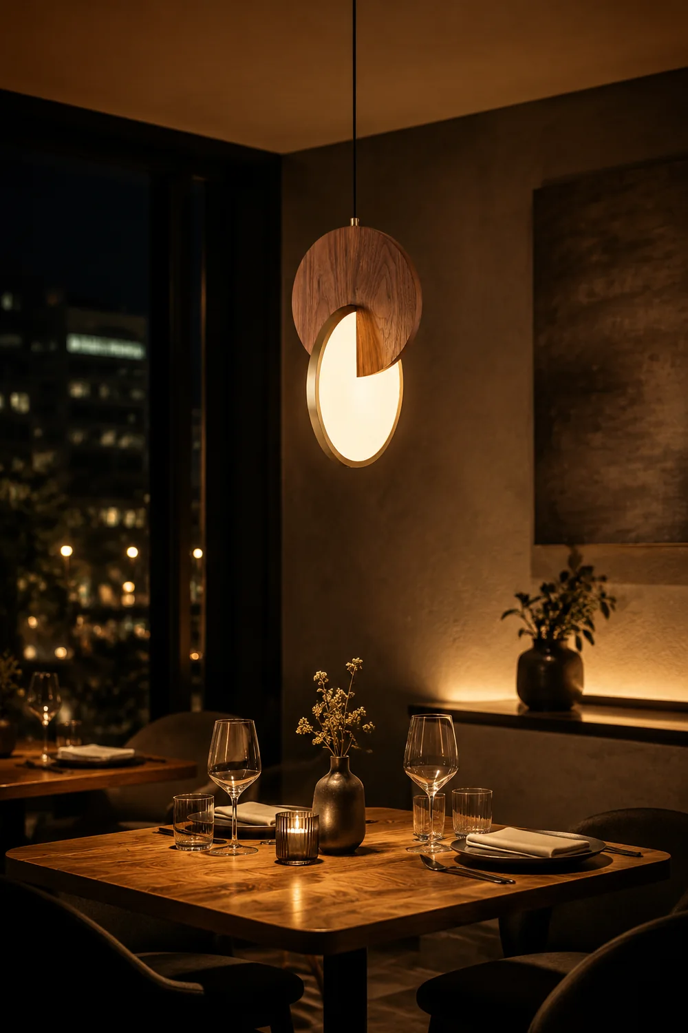 Double Disk Pendant Lamp - Lumpaz