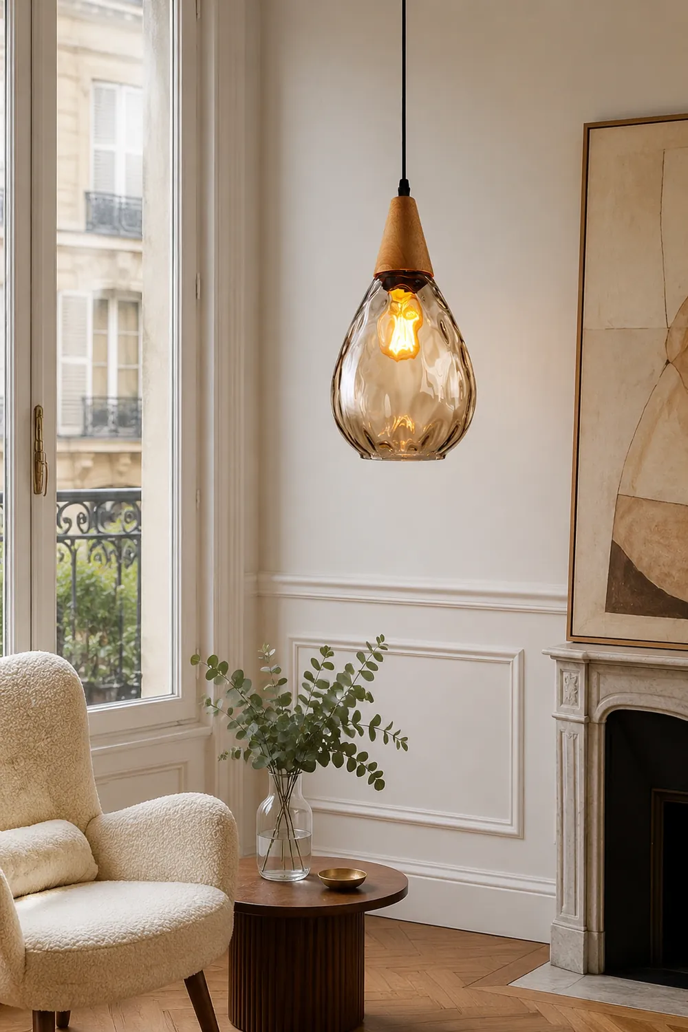 Besnier Glass Pendant Light - Lumpaz