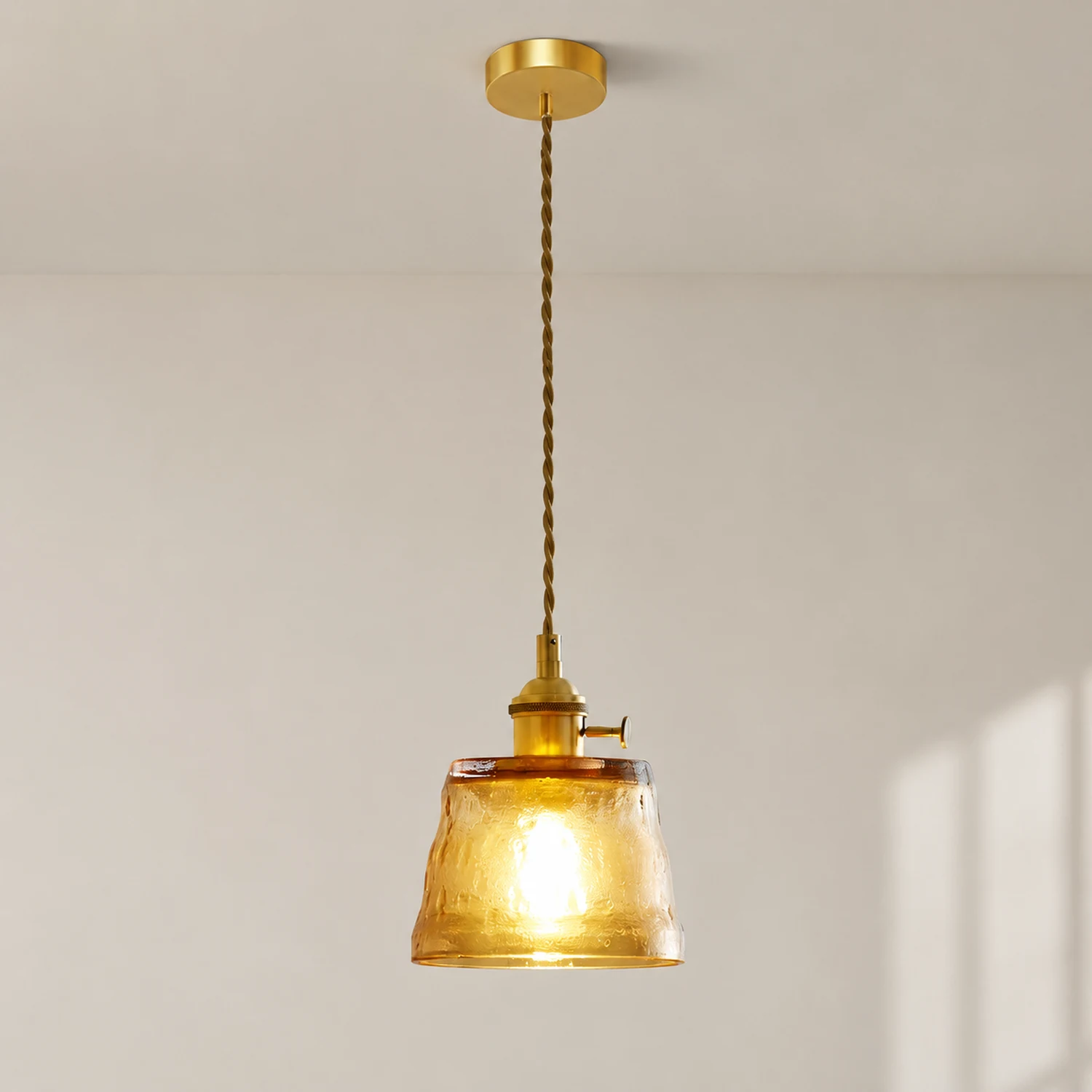 Glass Cup Pendant Lamp - Lumpaz