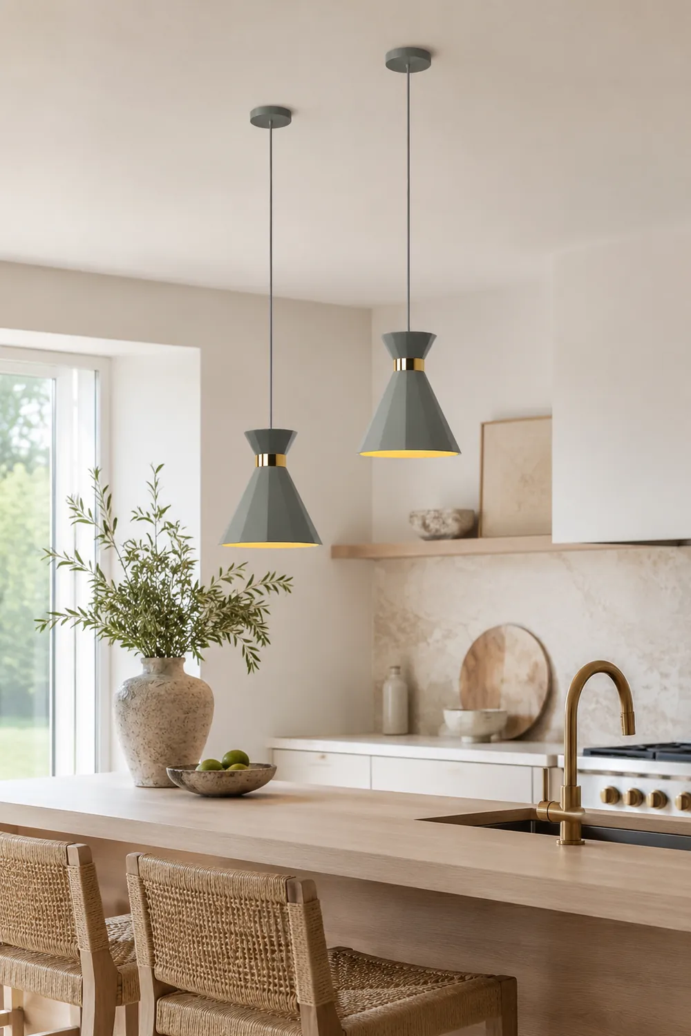Sash Cement Pendant Light - Lumpaz