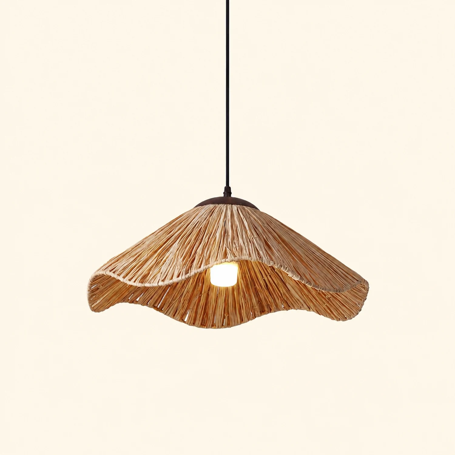 Straw Weaving Pendant Lamp - Lumpaz